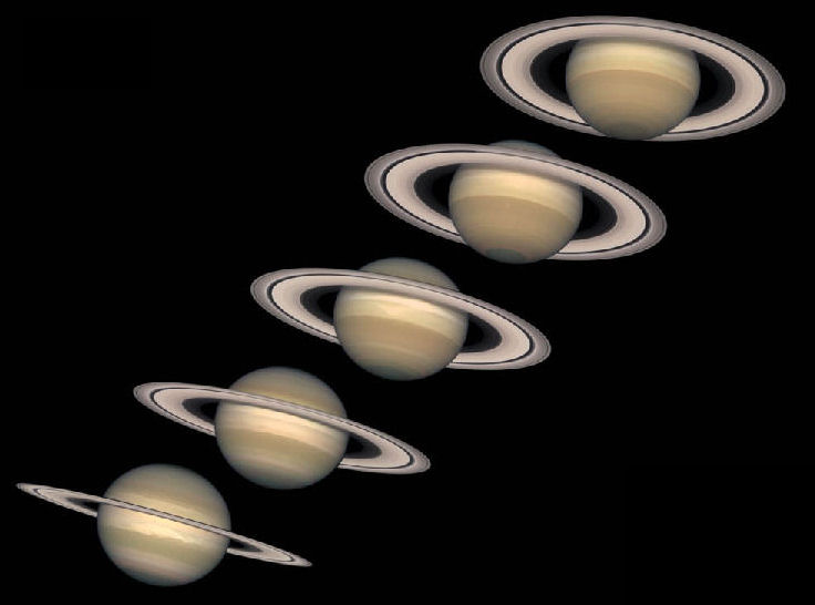 Multiple Views of Planet Saturn