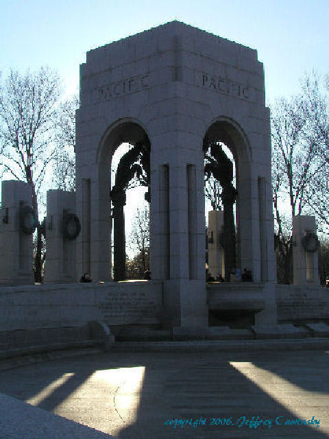 Pacific Warriors Sunset, World War II Memorial